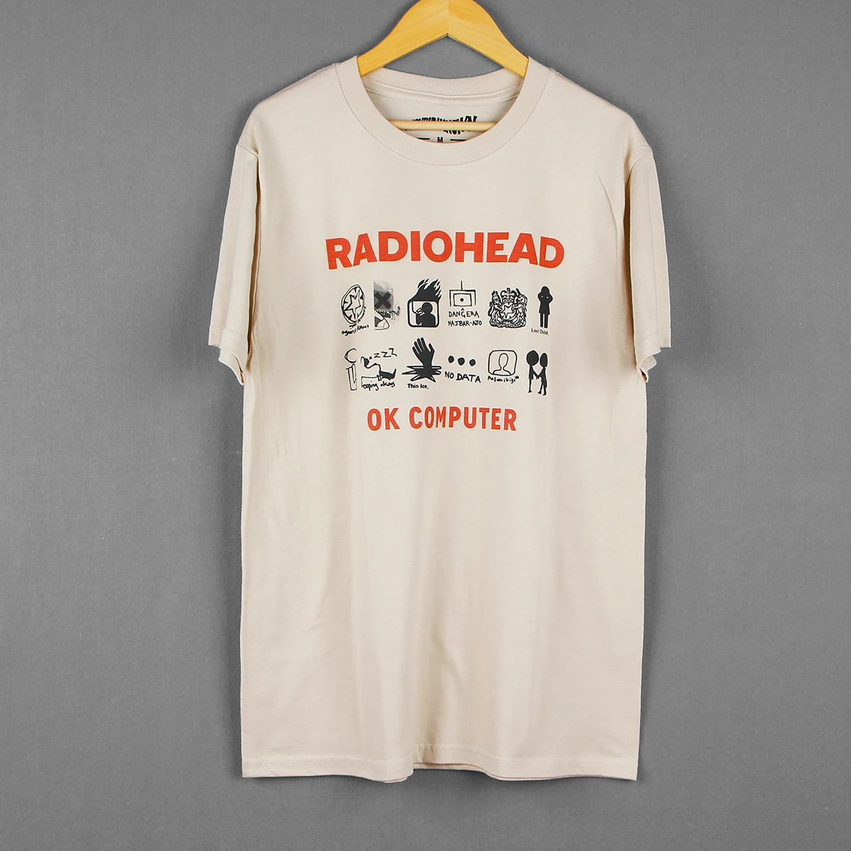 Radiohead T-Shirt OK Computer Alternative Rock Band Portishead Massive Attack Men Summer Cotton Tee Shirt