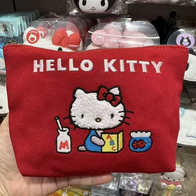 Hello Kitty New Cute Cartoon Anime Wallet Desktop Data Cable Organizing Travel Convenience Student Girl Gift Wholesale