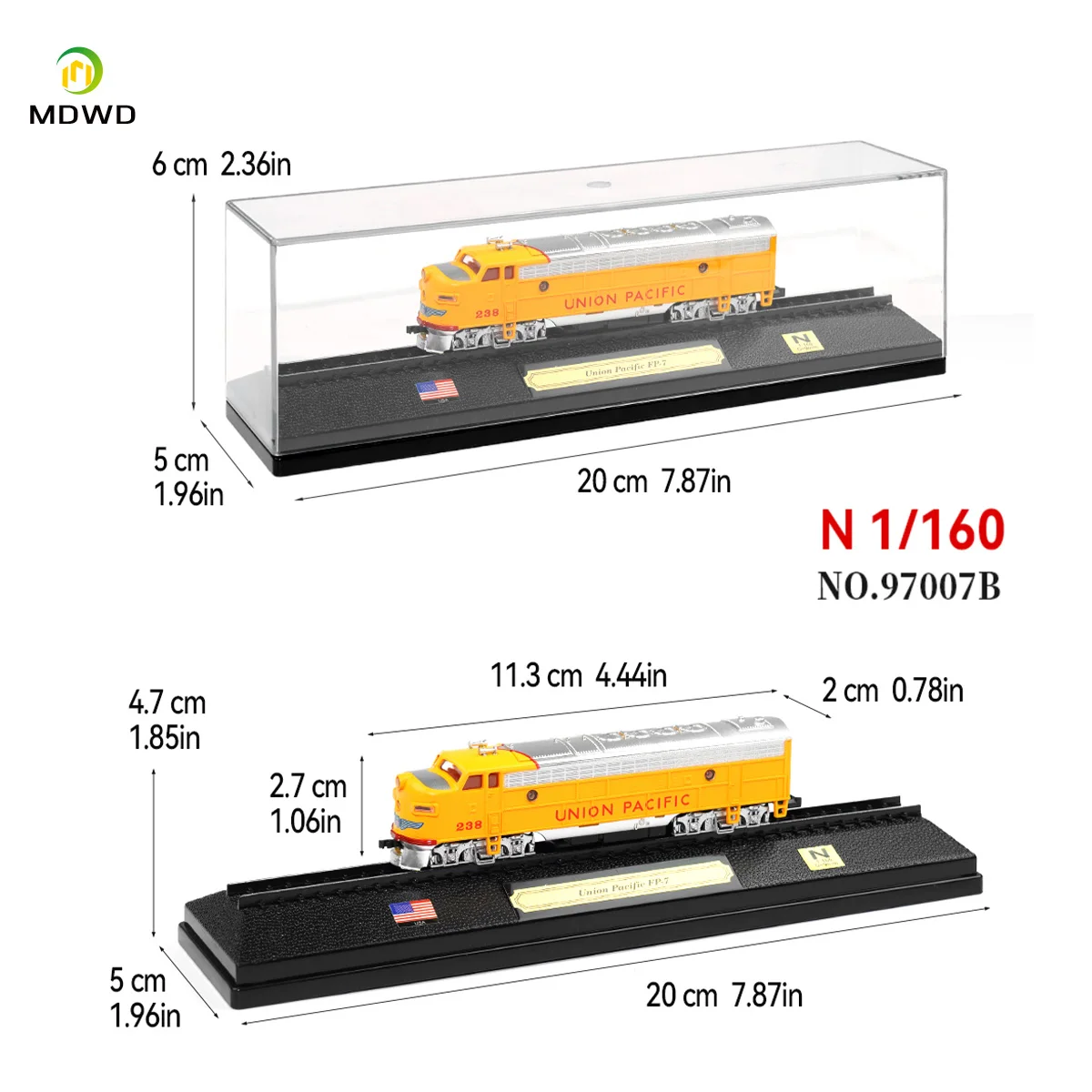 Diecast N Schaal 1/160 GP-20 NYS & W/FP-7/BR-182 Statische Diesel Locomotief Trein Model Zand tafel Diy Speelgoed Collectie Display Gift