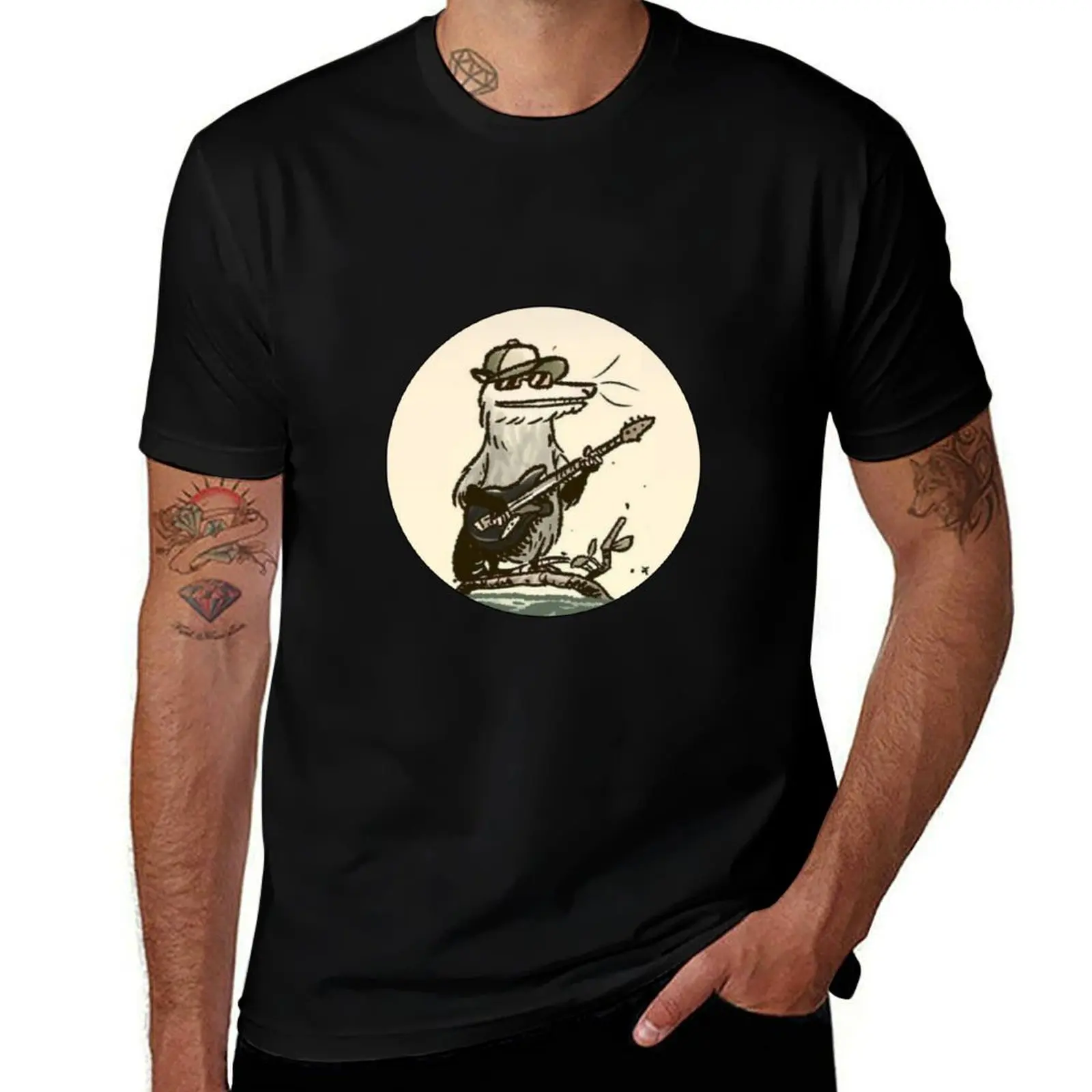 

for Bass Possum T-Shirt shirts t T-Shirt graphic man shirt graphic man man t for shirt funny t