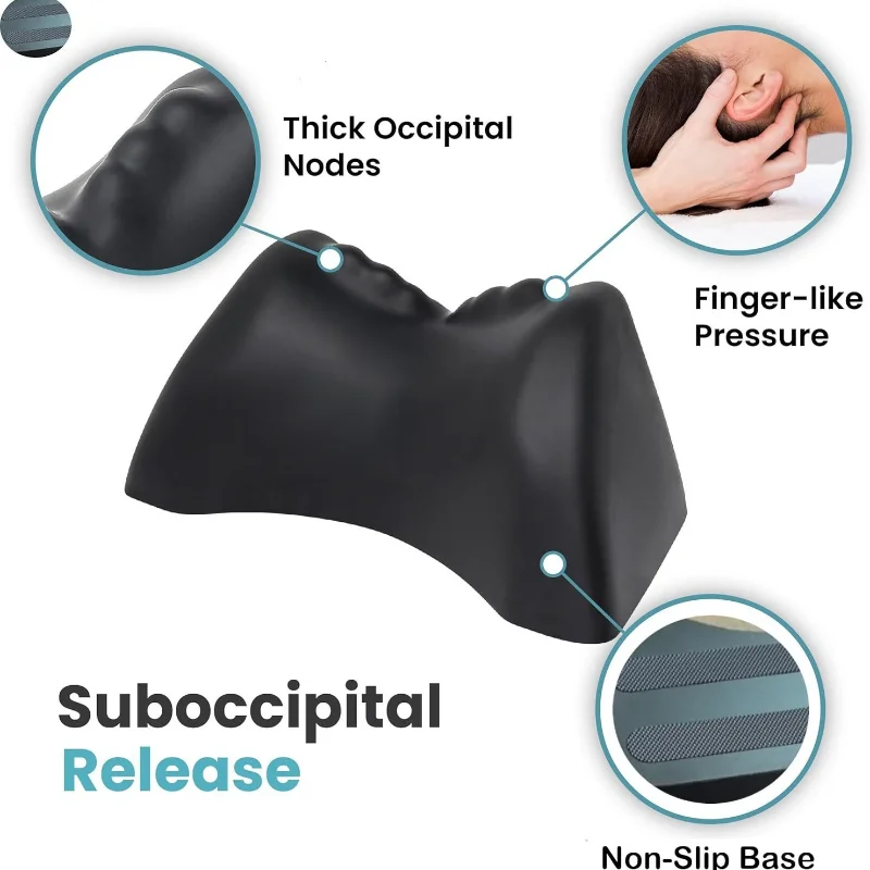 PU Cervical Spine Massage Pillow Gravity Acupressure Shoulder and Neck Traction Device Neck Stretching Traction Pillow
