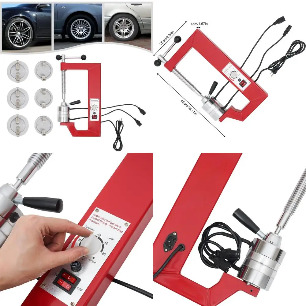 

Универсальный комплект для ремонта шин своими руками с вулканизированной машиной и 6 формами для протектора автомобилей и грузовиков, ремонта боковых стен