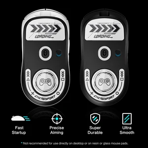 Mausfüßen Füße Logitech G Pro X Superlight 2 Maus für drahtlose Spiele abgerundete Kurven Glas Mausfüße Ersatz 8 Hauptverkaufsfußglas Tisch - №8