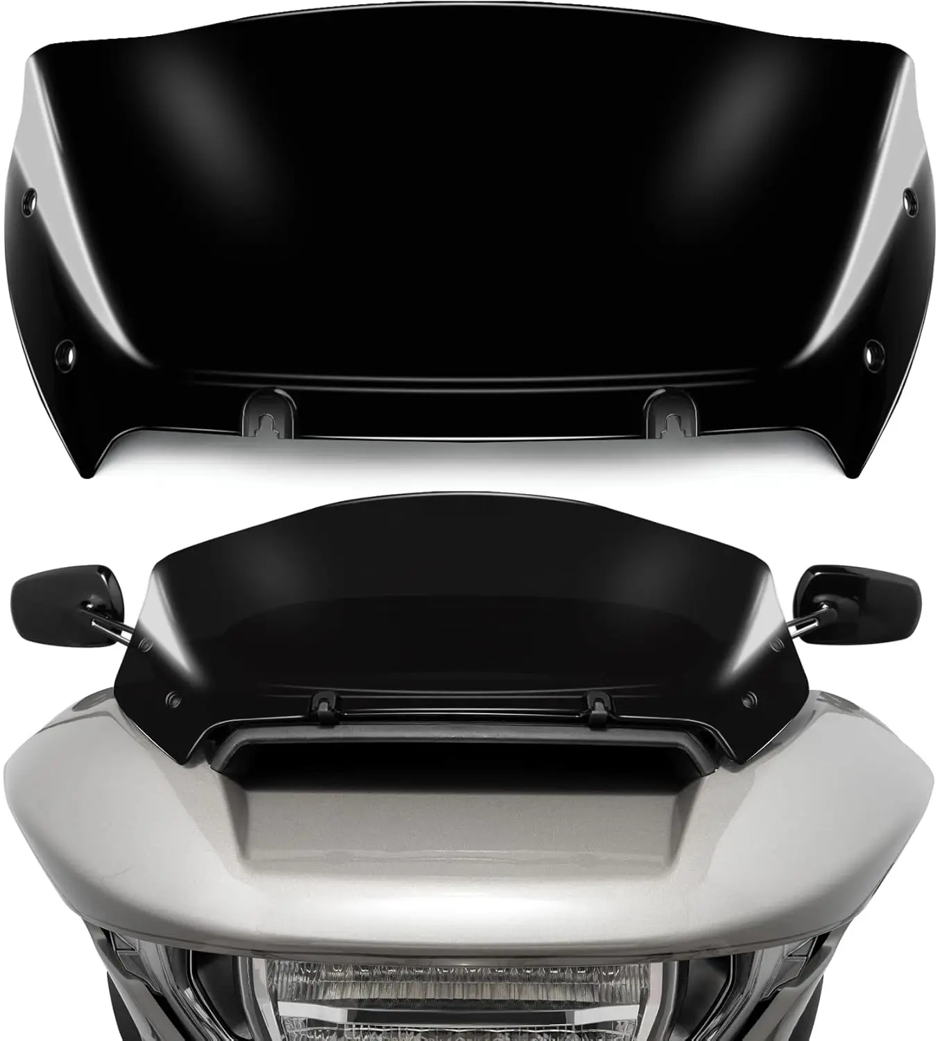 مقسم الرياح للزجاج الأمامي مقاس 9 بوصات متوافق مع Harley Davidson CVO Road Glide FLTRXSE 2023-up، CVO Road Glide ST FL