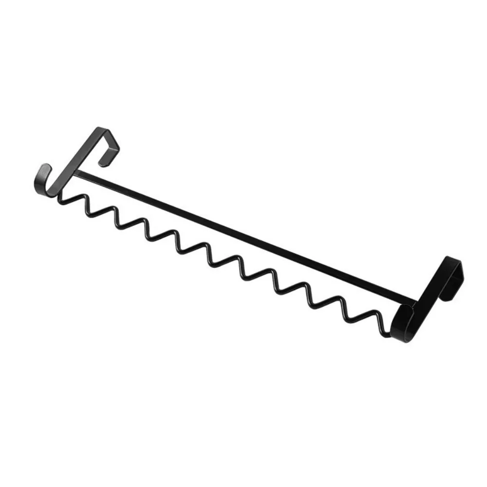Durable Carbon Steel Bunk Bed Hanging Hook Punch Free Wave Shape Dorm Storage Hook Multi Hooks Dorm Hanging Rack Dorm Storage