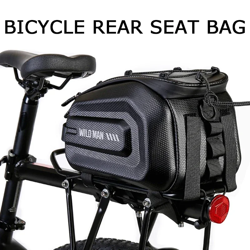 

4L Multifunctional Bicycle Rear Seat Bag Waterproof Bike Backseat Bag Cycle Accessories and Backpack Accessories