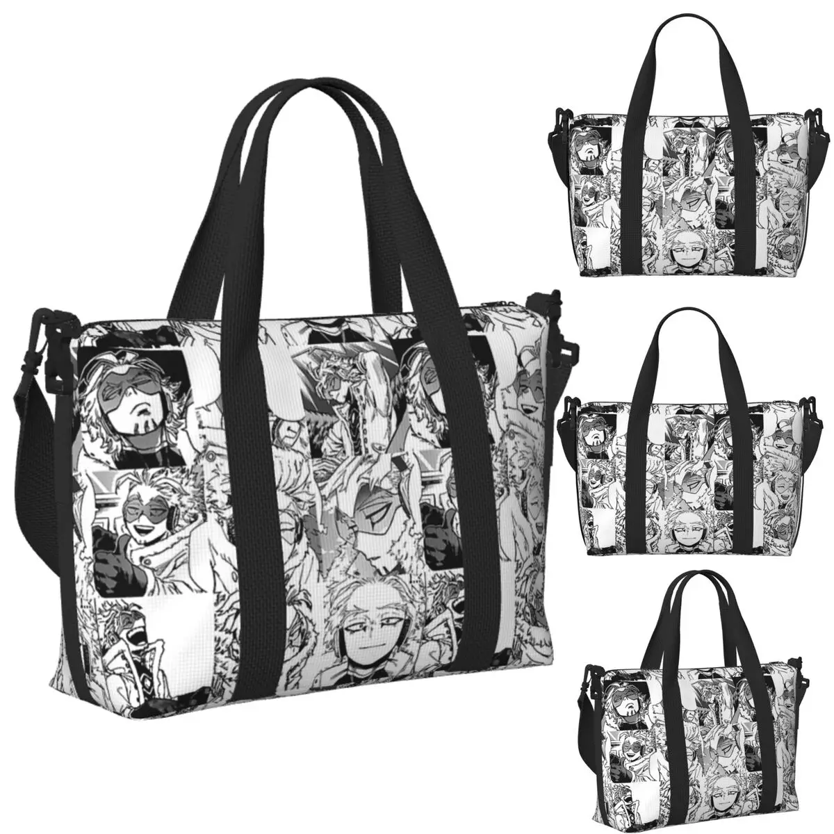 

Custom BNHAMHA - Hawks Keigo Takami Beach Travel Bag Large Capacity Tote Bags for Gym Sport Women Shopping Duffle Shoulder Bag