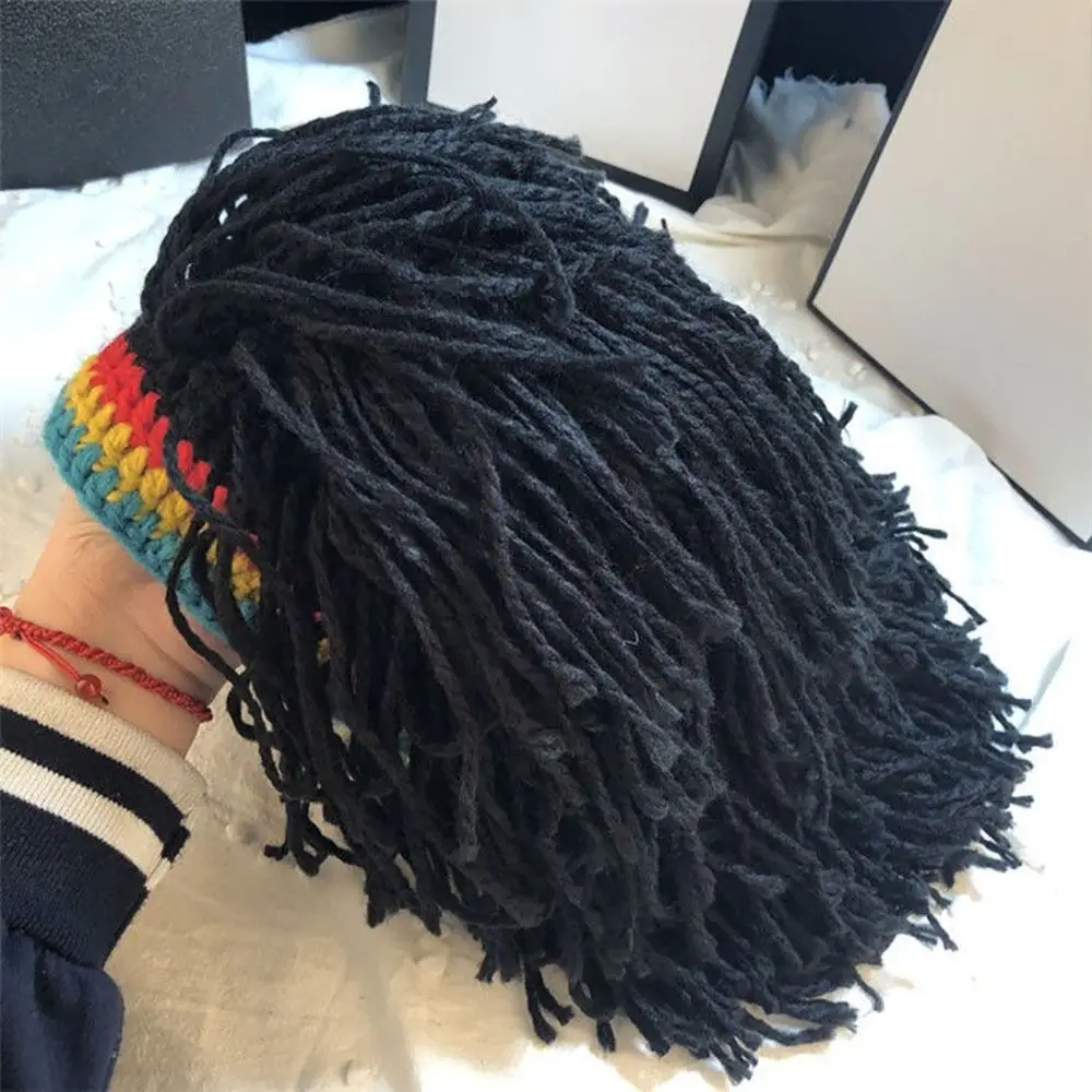 Nightclub Bar Hip-hop Wig Braid Hat Reggae Dreadlocks Wig Men Wig Africa Roots Wig