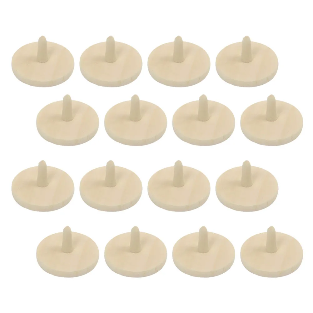 20 pezzi Indicatori di posizione per palline da golf Strumenti di precisione in legno per un facile inserimento del terreno e prestazioni di attrito liscio