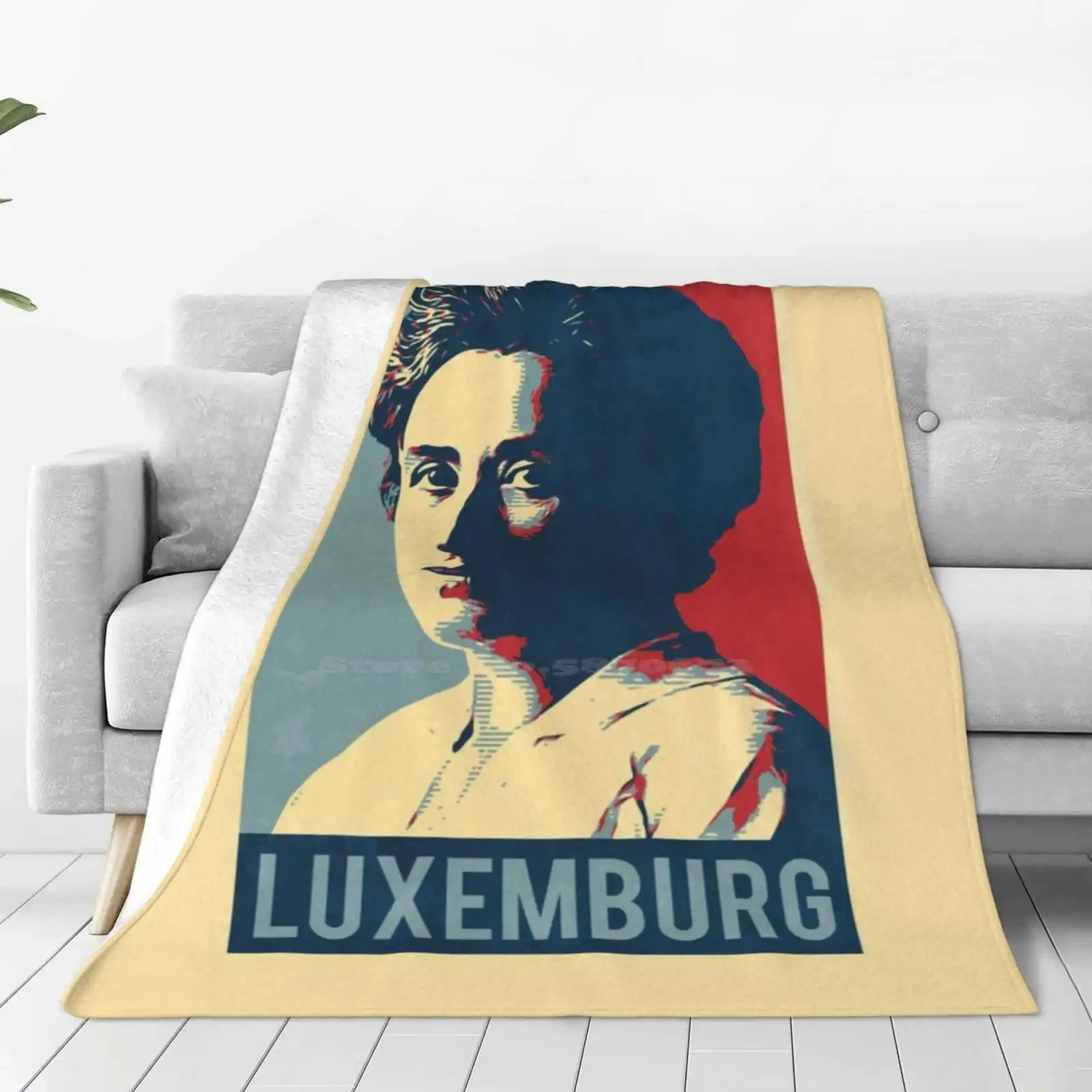 Rosa Luxemburg Best Selling Room Household Flannel Blanket Rosa Luxemburg Ema Goldman Voltairine De Cleyre Anarchist Quotes