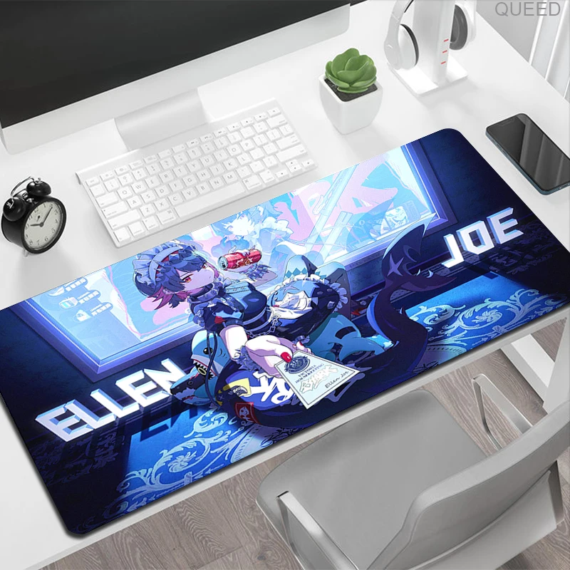 Zenless Zone Zero Ellen Joe Gaming Mauspad großes Mauspad für PC-Spieler Desktop-Dekoration Büro Maus matte xxl Schreibtisch matte 90x40cm