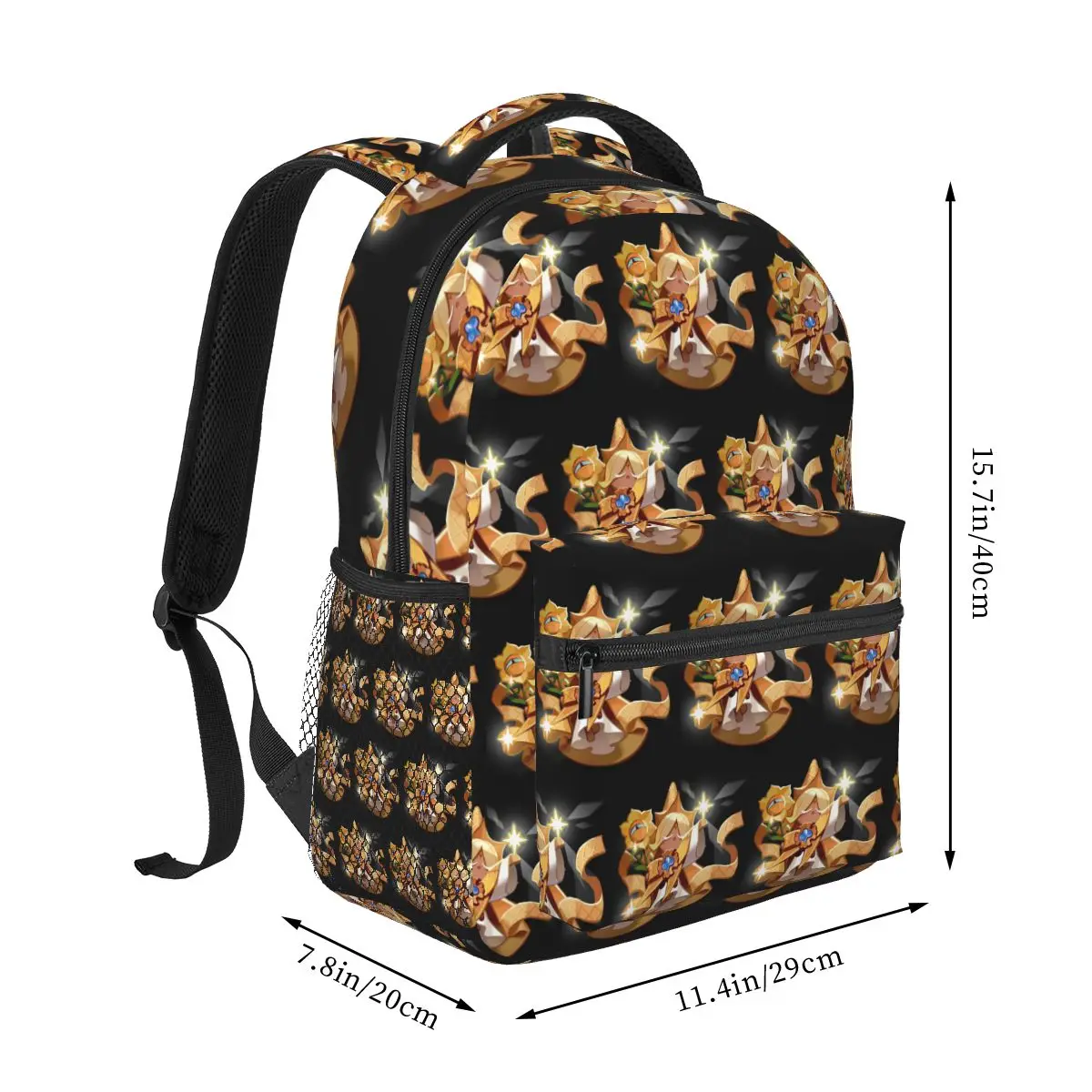 Cookie Run (2) Backpack Hot Sale Daypack Large Capacity Boys Girls BookBag School Bag Shoulder Bags for Men Women