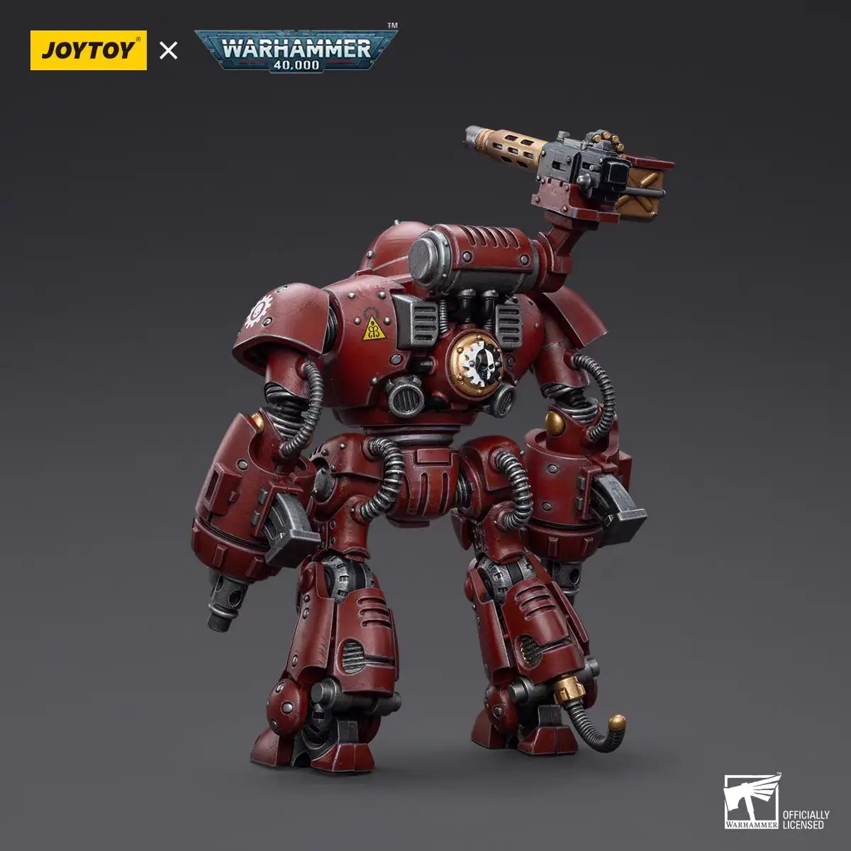 JOYTOY Warhammer 40k 1/18 Action Figures Mecha Anime 24cm Adeptus Mechanicus Kastelan Robot with Heavy Phosphor Blaste