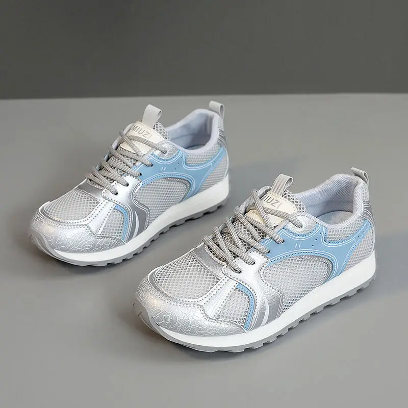 

Mesh Ballet Shoes for Women 2025 New Campus All-Match Thick-Soled Casual Sports Shoes for Women