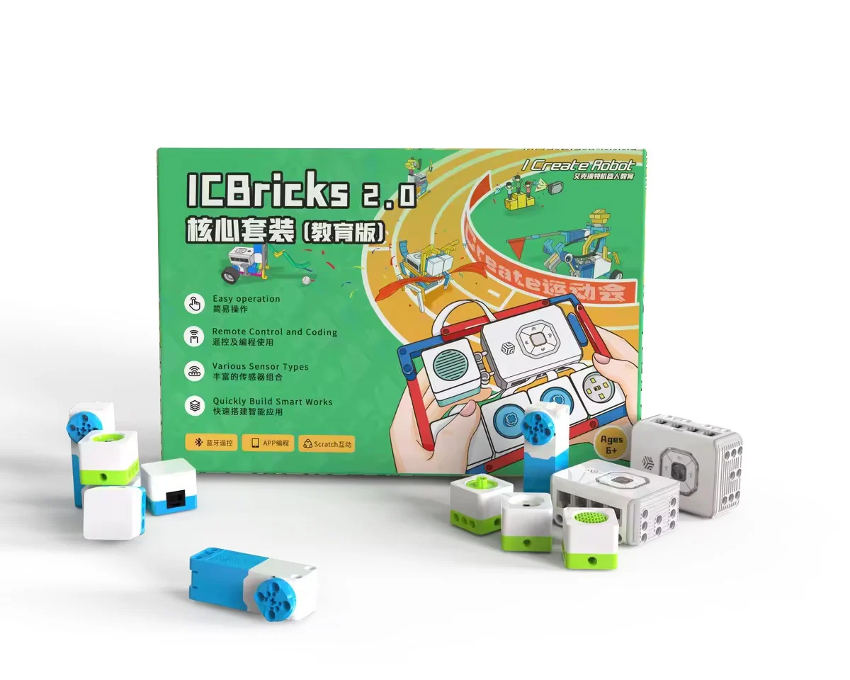 ICBricks-2.0 Core Set (Education Edition) Wedo2.0 EV37 ชุดโมเดลพลาสติก Makerzoid Wedo 30 Ai ของเล่นอุปกรณ์การศึกษา