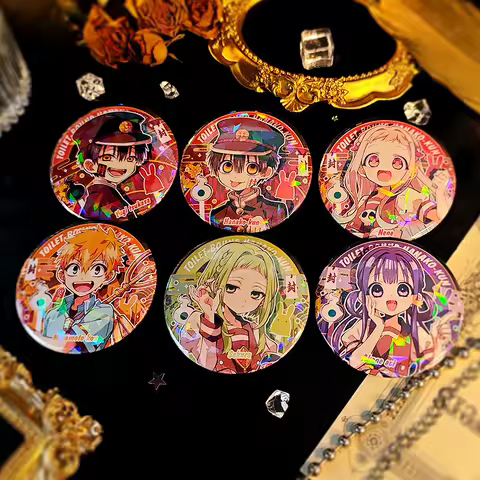 Yashiro Nene Yugi Amane Nanamine Sakura Yugi Tsukasa Laser Badge Brooch Pin Clothes Backpack Decoration Cosplay Student Chest