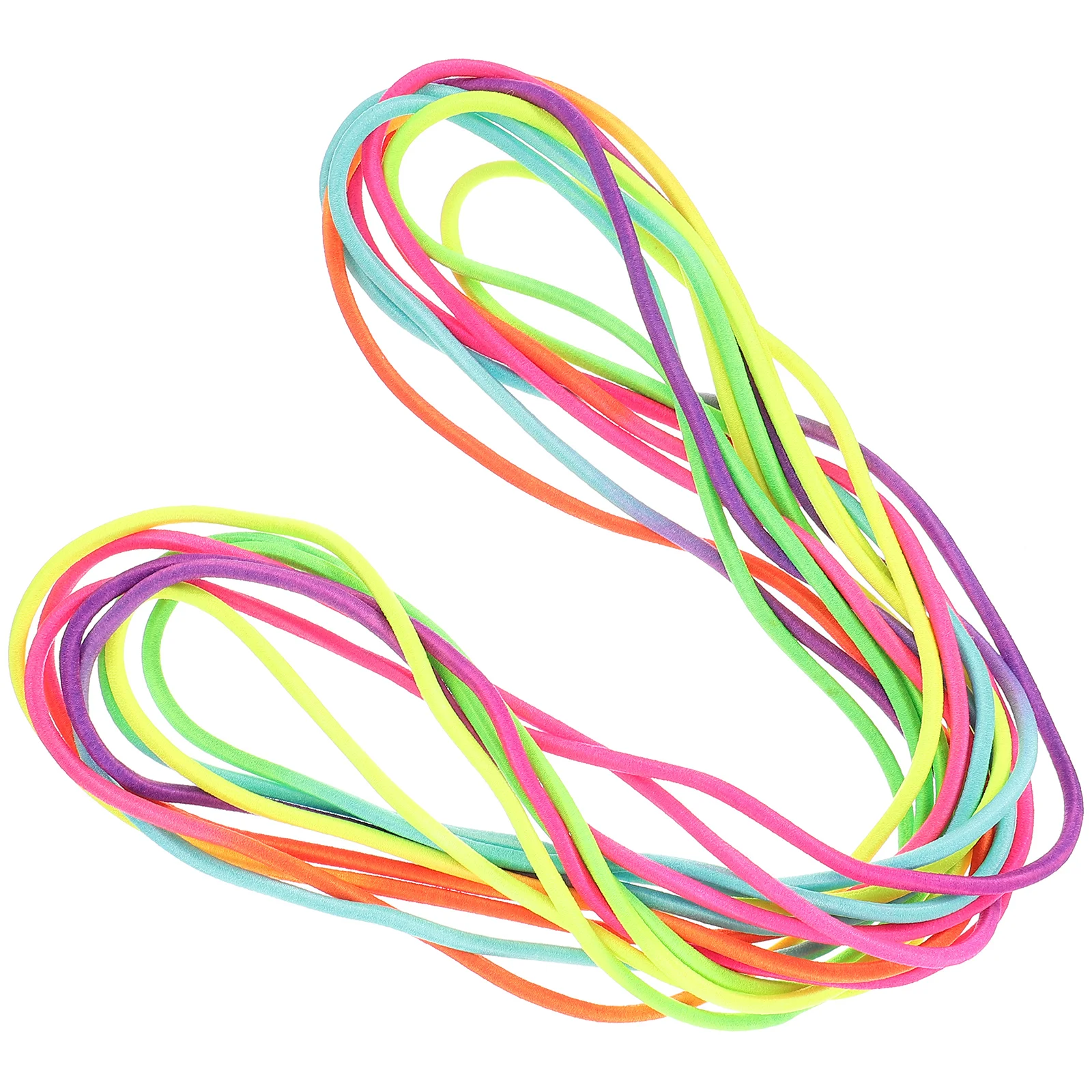 

Rubber Band Colorful Jump Rope Boys Skipping Aldult Elastic Long Nylon for Children