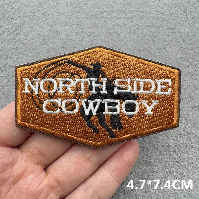 Western Cowboy Patch Embroidered Patches DIY Iron On Patches For Clothing Jackets Jeans Hats Sewing Sticker