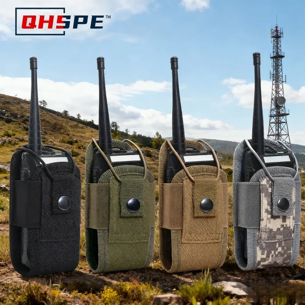 1000D тактическая рация Molle, сумка для рации, поясная сумка, держатель, карман, портативная кобура для переговорного устройства, сумка для переноски для охоты, кемпинга
