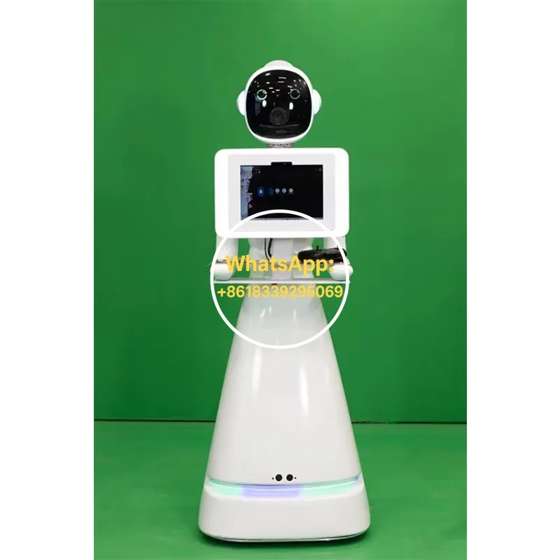Automatic 360 Photo Booth Robot with Obstacle Avoidance Wireless Remote Control Mobile Roaming Selfie Machine for Sale