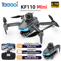 Teeggi KF110 Mini GPS Drone 4K Profesional 226g Laser Obstacle Avoidance 4K HD Camera RC Quadcopter Brushless Motor EIS C0 Drone