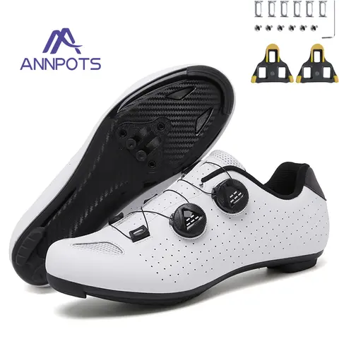 Men Speed Cycling Shoes Mountain Bike Footwear Women SPD Bicycle Shoe MTB Racing Sneaker Flat Route Cleat Road Bike Shoe Sneaker