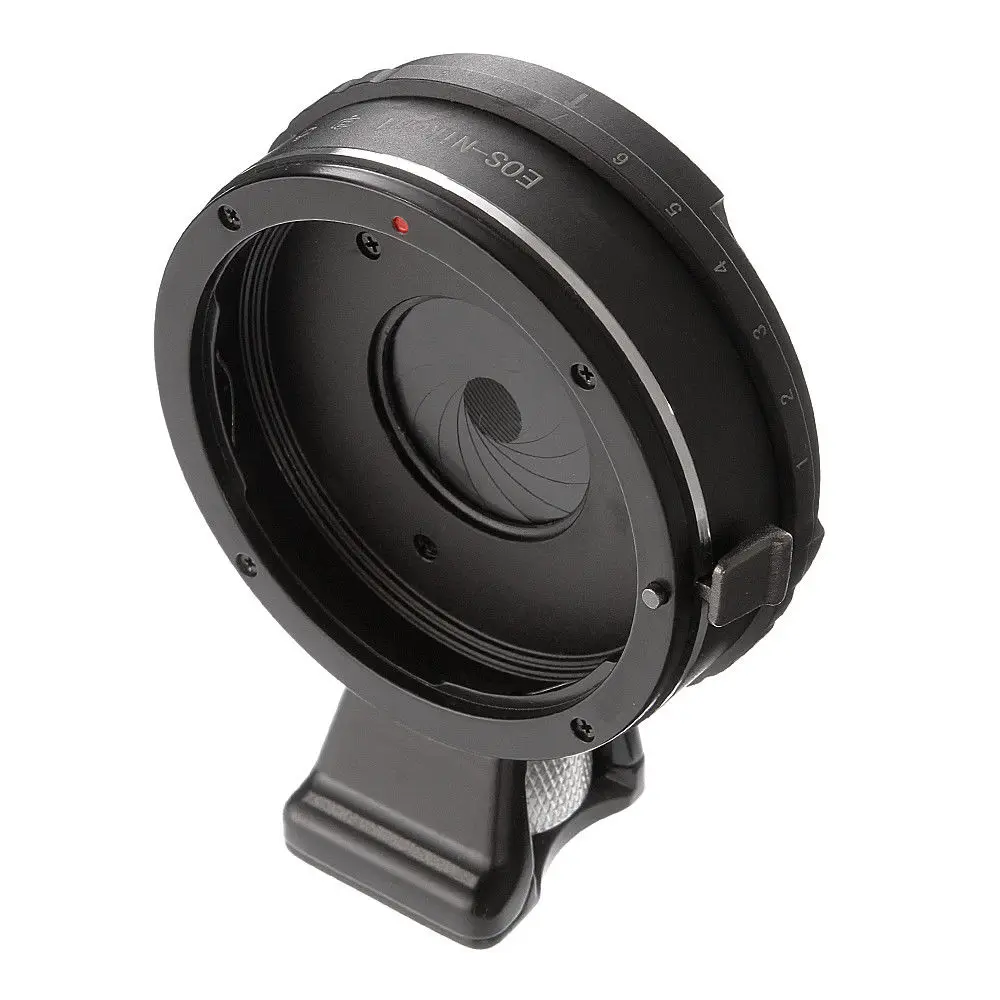 Переходное кольцо FOTGA с встроенной диафрагмой для объектива Canon EF на байонет Nikon 1, совместимое с J4, J5, V1, V2, S1, S2.