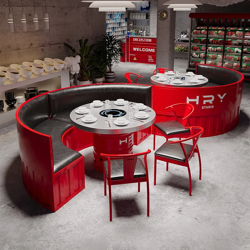 Фото #   Комплект столов и стульев для ресторана, гриль на древесном угле из нержавеющей стали, диваны для ресторана, стулья и столы для отеля/ресторана, быстрая доставка