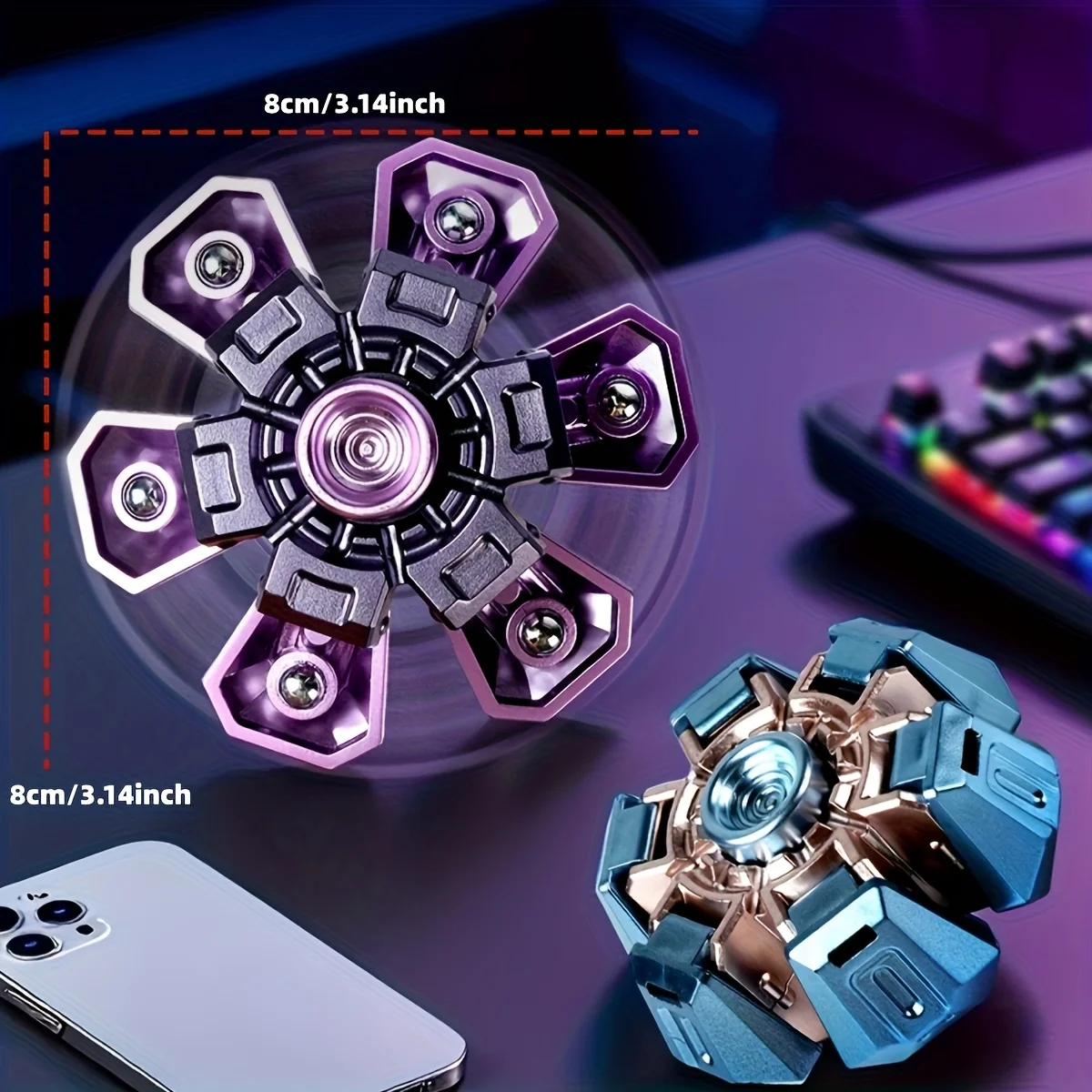 DIY Telescopische Fidget Spinner Set Hand Spinner Stress EDC Speelgoed voor kinderen en volwassenen Kamer Feestdecoratie Cadeau-idee