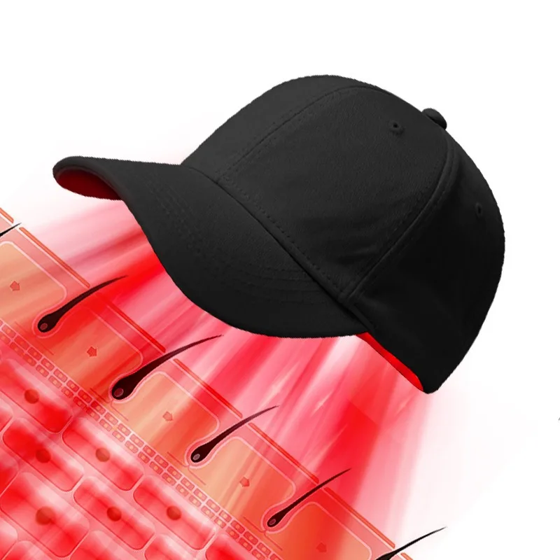 Red Light Therapy Hair Growth Cap - 108 Lamps 660nm & 850nm Wavelengths for Scalp Care & Hair Regeneration