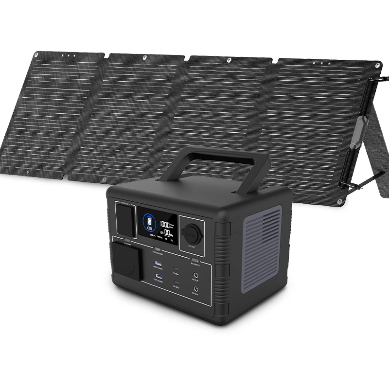 

600w portable energy storage power station solar generator portable power station