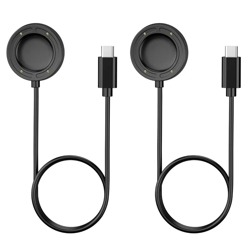 Pengisi daya pengganti 2-Pack ini kompatibel dengan kabel pengisi daya jam tangan pintar Suunto yang menggunakan USB-C.