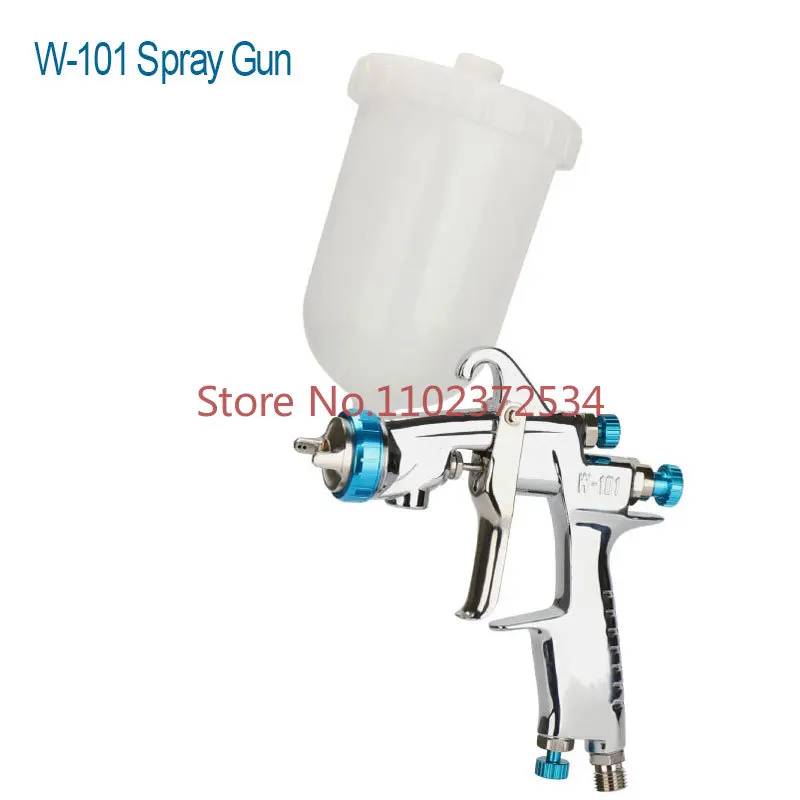 W101 HVLP Spray Gun Paint For Cars Japan Quality Paint Gun Plastic Cup 400cc W-101 Paint Spray Gun