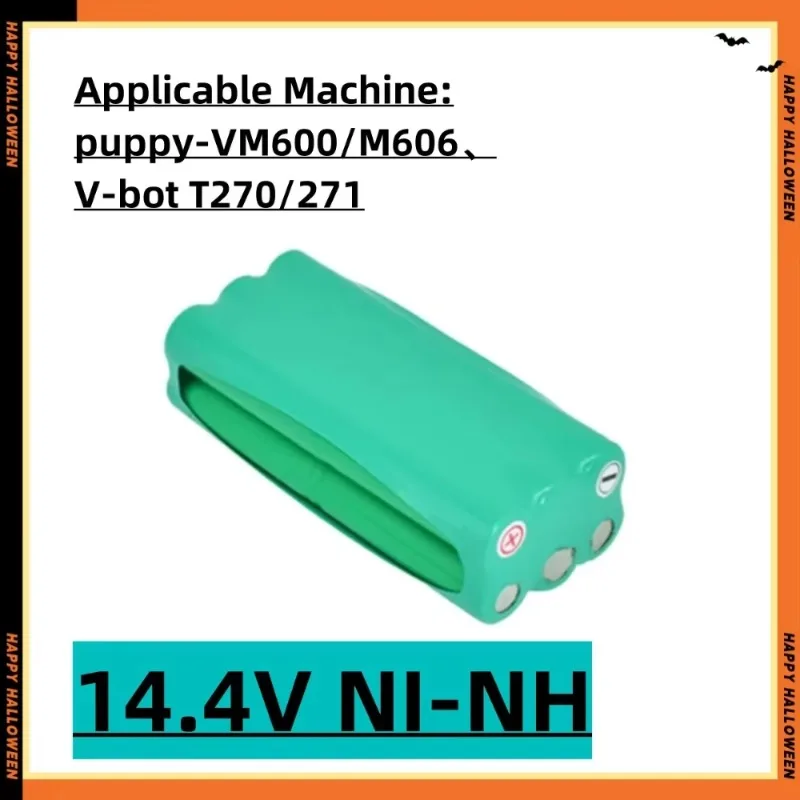 

New Robot Vacuum Cleaner Battery, 14.4V, NI-MH 3800mAh,4800mAh, 6800mAh, 9800mAh, for liberoV-M600 / M606 v-bott270/271