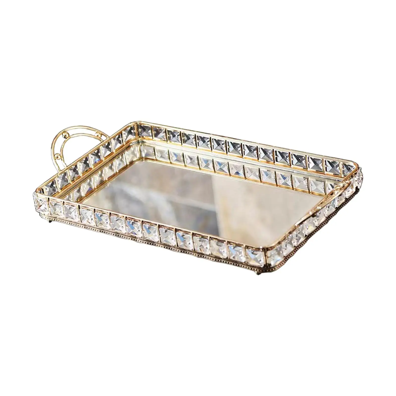 

Поднос для туалетного столика, декоративный поднос, органайзер для ухода за кожей для спальни, туалета, домашнего декора