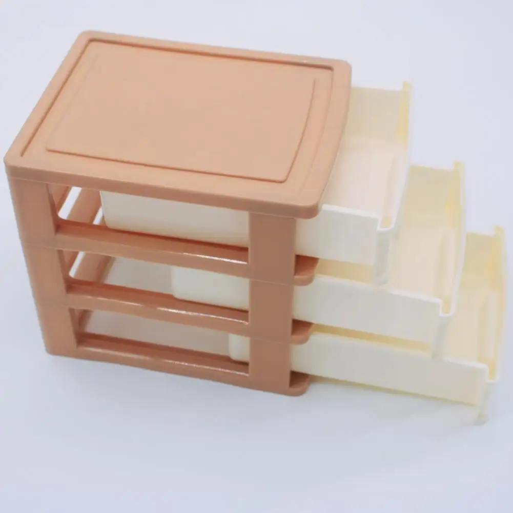 

Workspace Decluttering Solution Stackable Storage Box Stackable 3-layer Desktop Storage Drawer Organizer for Office Supplies