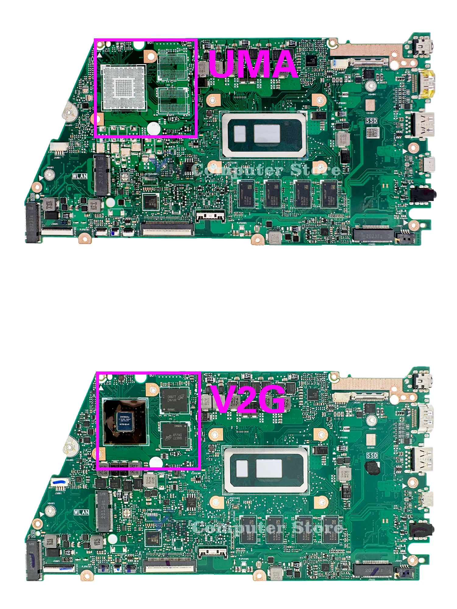 Placa-mãe portátil para ASUS, Mainboard, i5, i7, I421FQY, X421FFY, X421FPY, V4050F, X413F, i5, i7, 10ª geração, 4GB, 8GB, 16GB