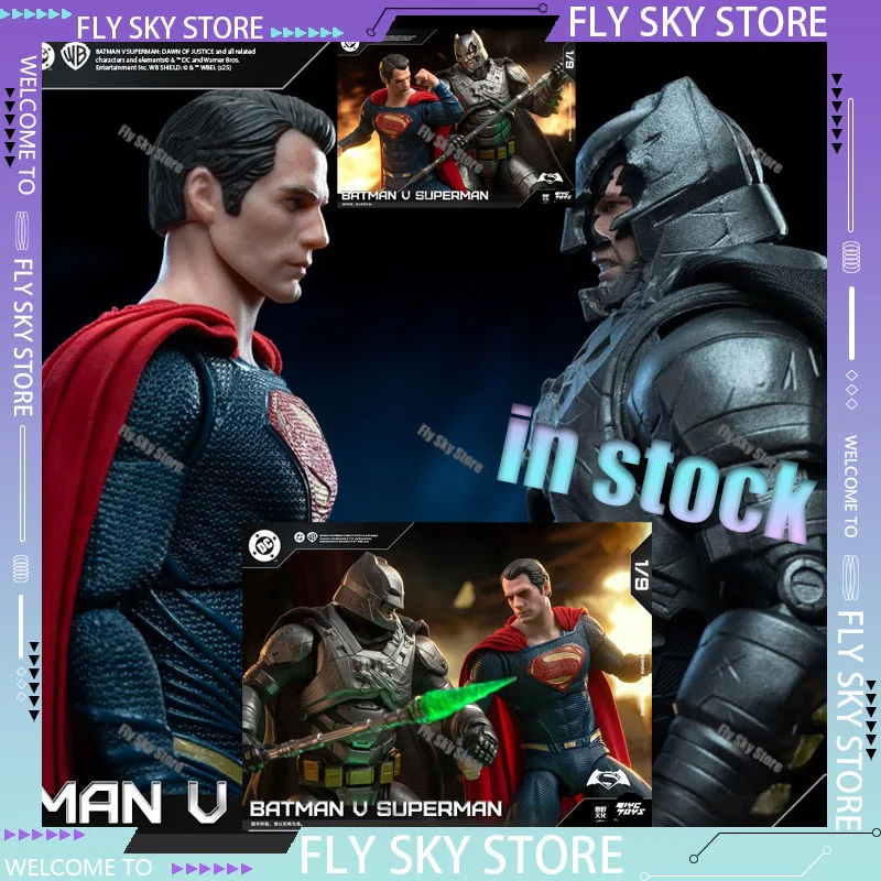 

Original Fondjoy BVS Armored Batman Battle Damaged Superman Figure Set 1/9 Batman Superman：Dawn of Justice DC Collection Toy