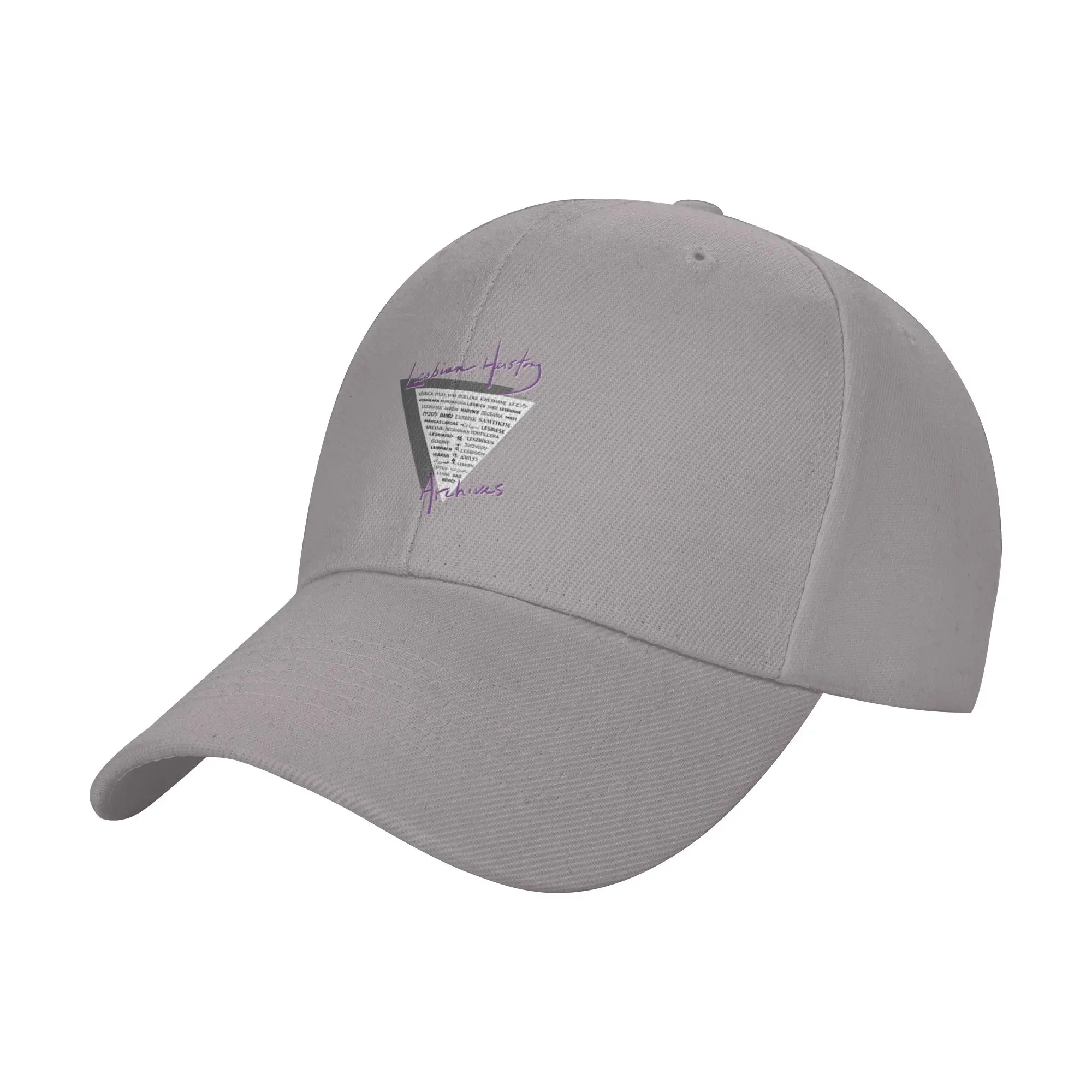Hot Sale LHA triangle  the word  lesbian  in 40 languages! Baseball Cap  Cool Cap Male  Hiking Cap Male
