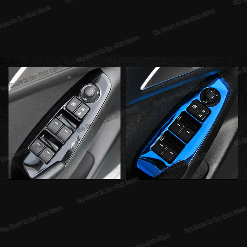 Car window control switch panel Trims For Mazda 3 Axela Accessories 2014 2015 2016 2017 2018 2019 bn bm decoration mazda3 bm bn