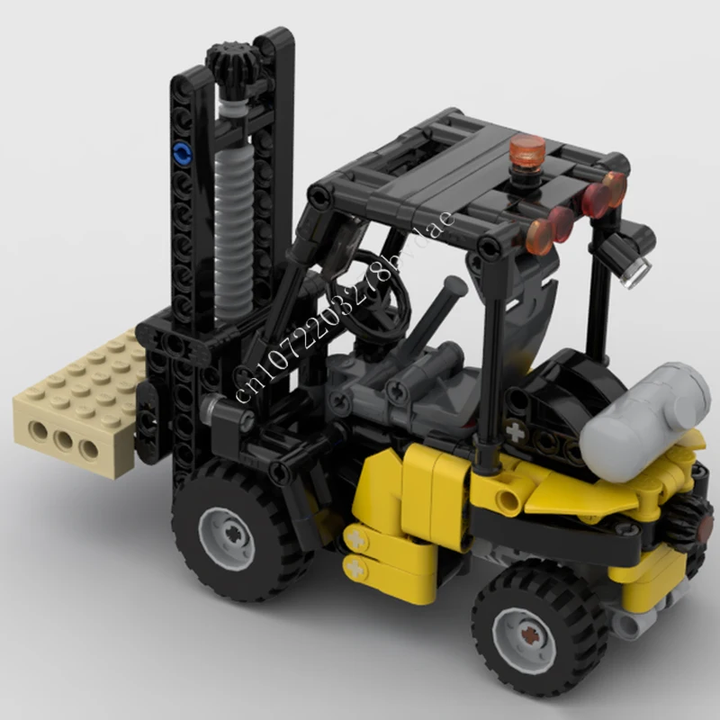 ชุดรถยกขนาดเล็ก MOC 333 ชิ้น ชุดรถไฟด่วน ของเล่นตัวต่อสถาปัตยกรรม ของขวัญวันคริสต์มาส วันเกิด สำหรับเด็ก