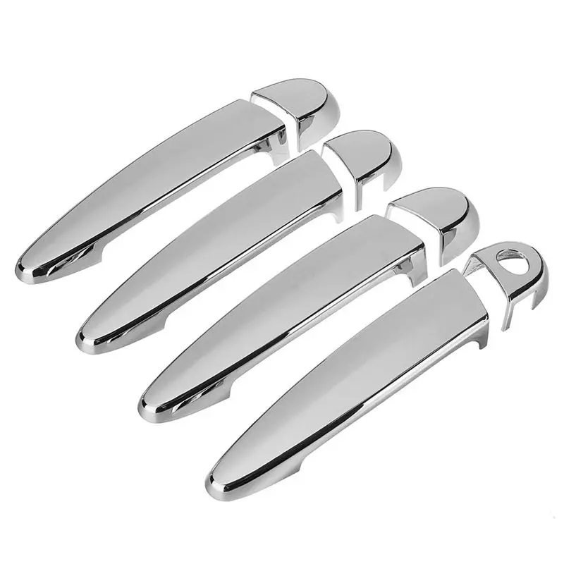 AASS-16Pcs Set Car Carbon Fiber Chrome Exterior Door Handle Cover Trims For BMW F30 F35 F34 E70 E71 E84 F25 F26 F20 F31