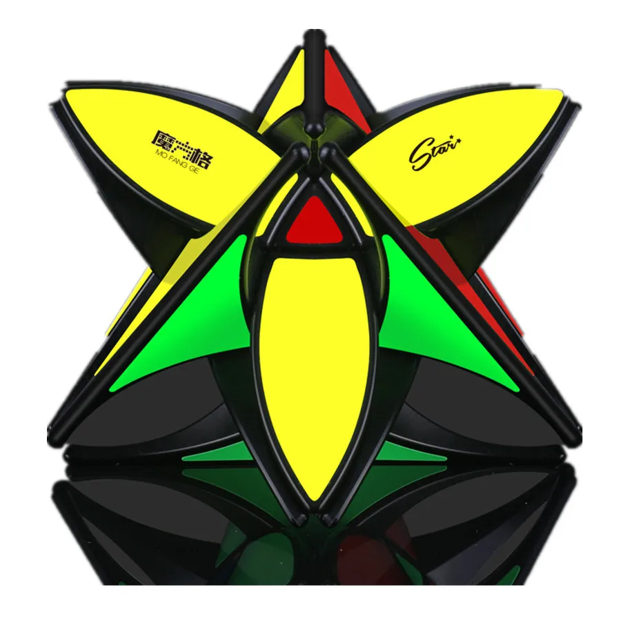 Cubo mágico QiYi Clover Pyramid, rompecabezas de velocidad profesionales con formas extrañas, Cubo Magico, juguetes, regalos de cumpleaños y Navidad para niños