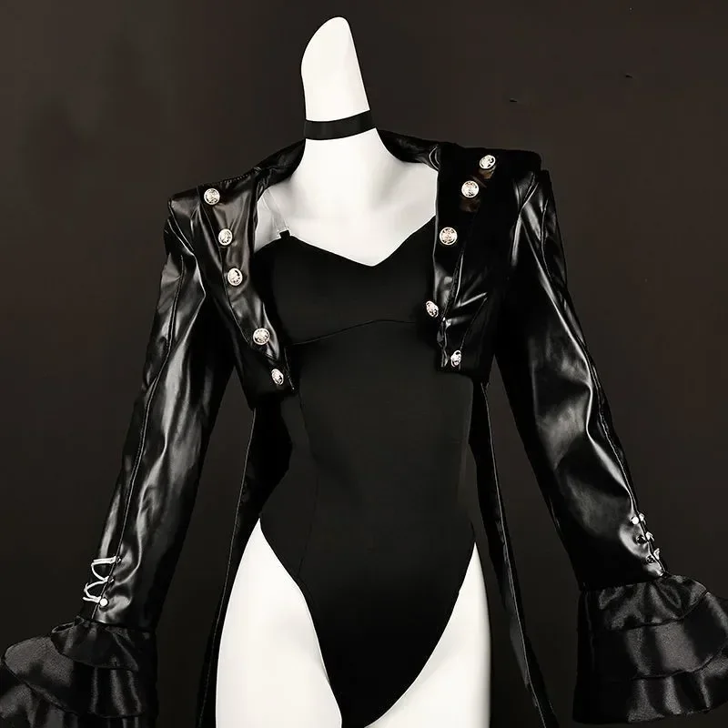 الملكي كاسومي يوشيزاوا لعب الأدوار زي P5R البنفسجي سومير يوشيزاوا شعر مستعار بذلة سترة بولي يوريثان المرأة مثير مجموعة الحفلات شعر مستعار #5