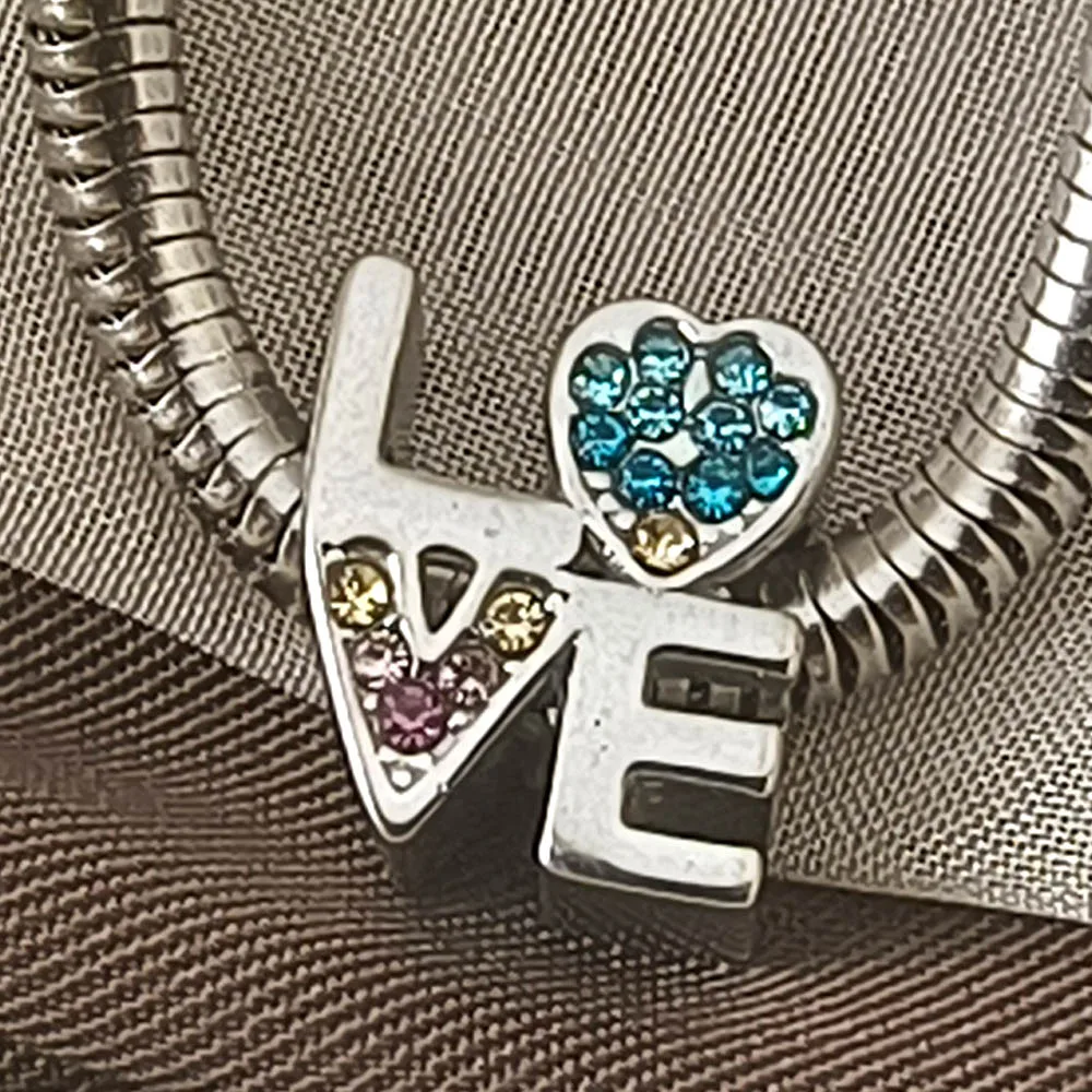 3pcs/lot Stainless Steel Pandoraer Charms Rust-Proof No Allergies Non Fading Hand Making Pendant Charms Jewelry For Bracelet