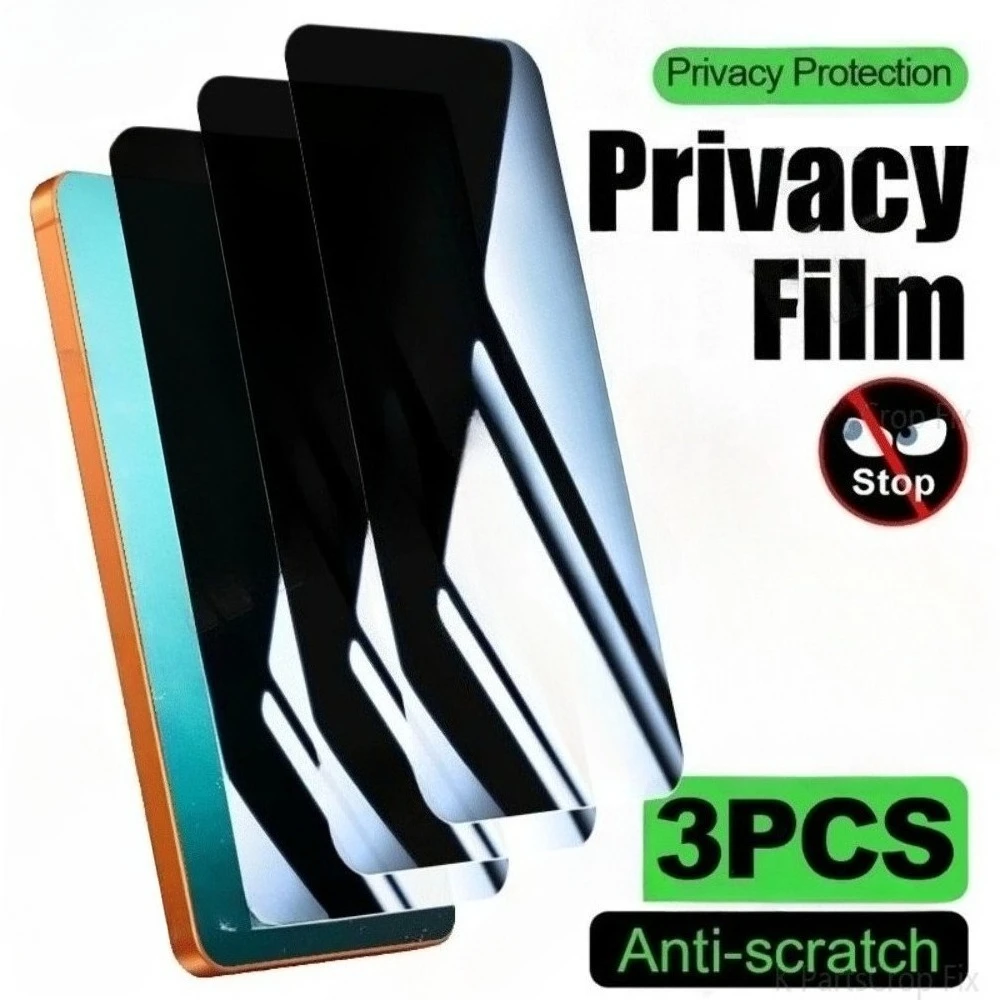 

3Pcs Anti Spy Screen Protector for Samsung Galaxy S26 S25 S24 Ultra S23 S22 S21 Plus S24 S25 FE Edge Full Cover Tempered Glass