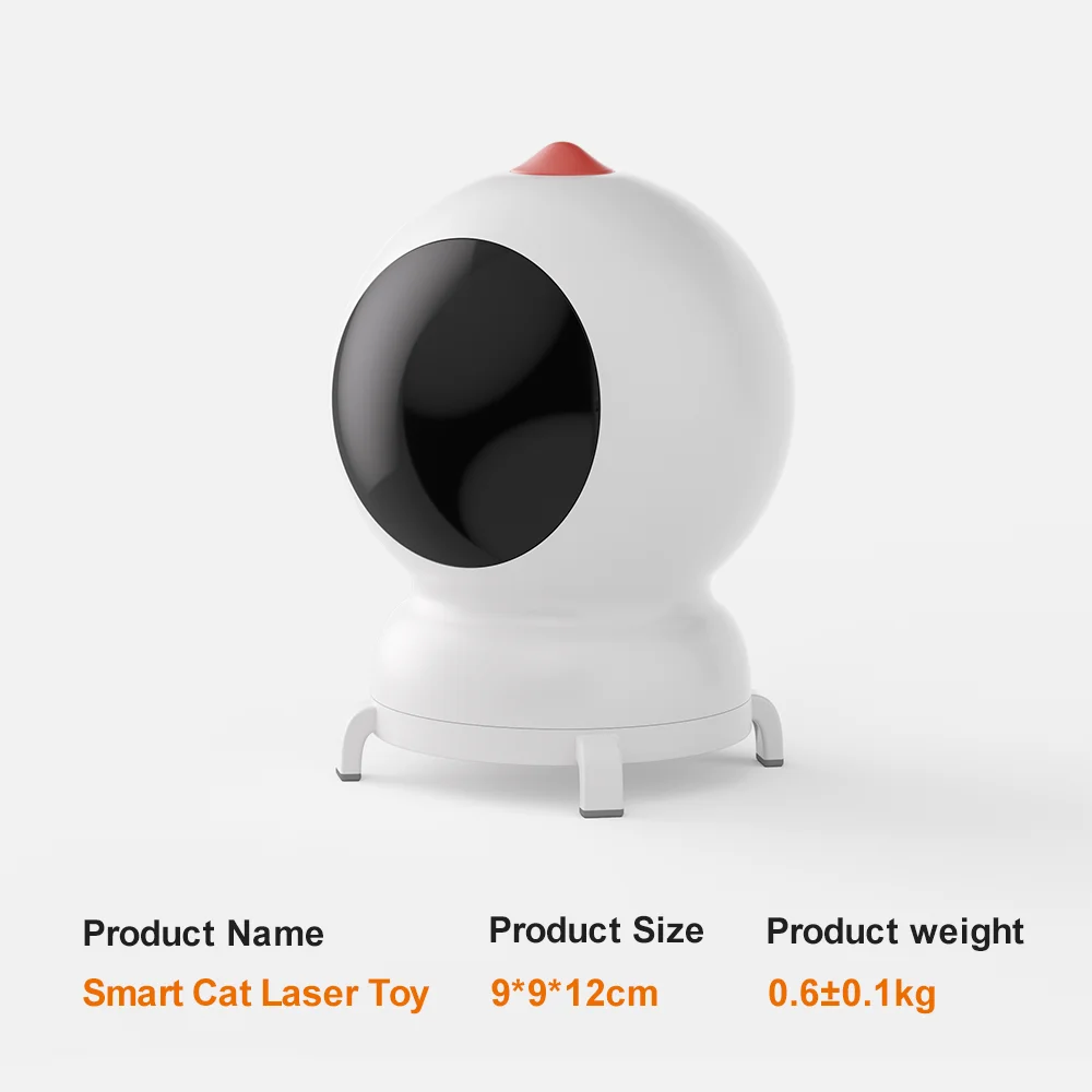 Smart Cat-Teasing Electric Laser Toy Modern Interactive Pet Toy with App Control Made of PC Plastic