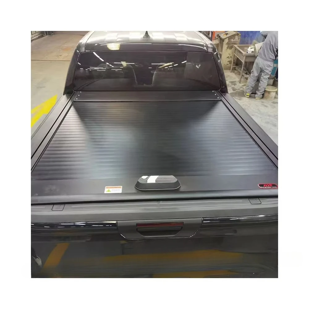 

S10 for Hilux F150 Ram Power Pickup Truck Ute Aluminum Hard Tri-Fold Tonneau Cover Waterproof Ranger