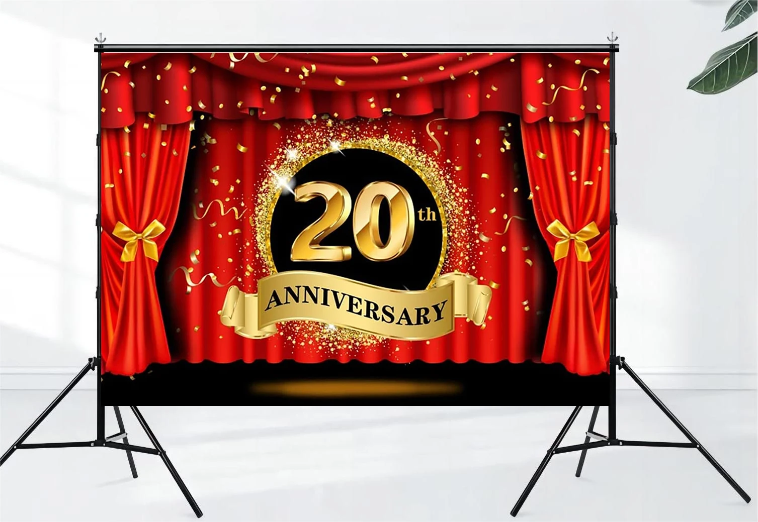 Happy Anniversary Celebration Background Celebrating 10-60 Years of Marriage Background Wedding Cheer Party Supplies Decoration