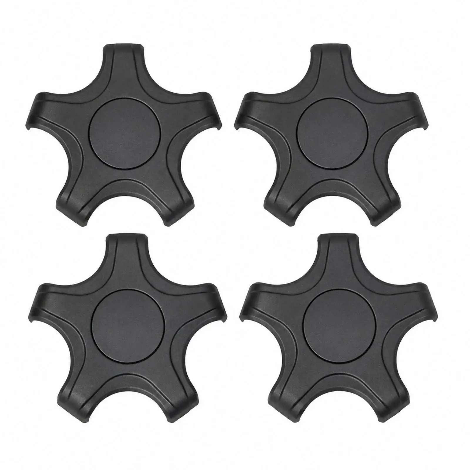 4 Pieces Wheel Hub Hub Cap Cover with Brand Sticker Easy to Install Wheel Hub